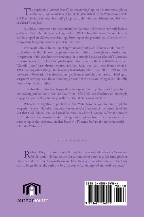 Produktbild: Jehovah Himself Has Become King
