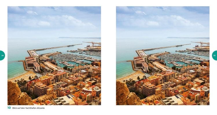 Produktbild: In 444 Fehlern um die Welt &ndash; Spanien. Finde die Unterschiede in den sch&ouml;nsten Motiven Spaniens.
