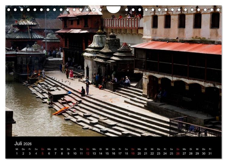 Produktbild: Nepal-Das Kathmandu-Tal nach dem Beben (Wandkalender 2026 DIN A4 quer), CALVENDO Monatskalender