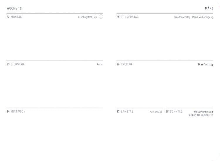 Produktbild: Wochenkalender 2027 - Purple