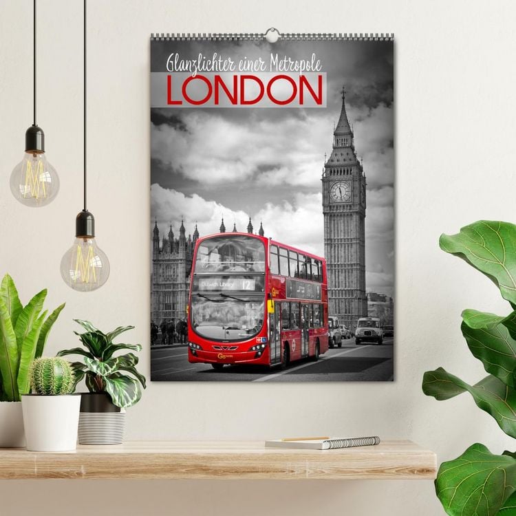 Produktbild: Glanzlichter einer Metropole LONDON (Wandkalender 2026 DIN A2 hoch), CALVENDO Monatskalender