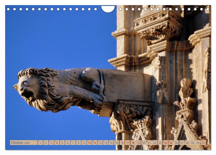 Produktbild: Siena - Stadt des legend&auml;ren Palio (Wandkalender 2026 DIN A4 quer), CALVENDO Monatskalender