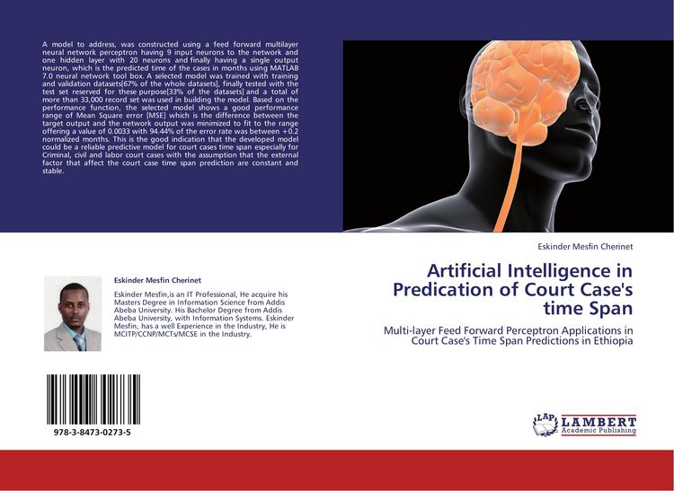 Produktbild: Artificial Intelligence in Predication of Court Case's time Span