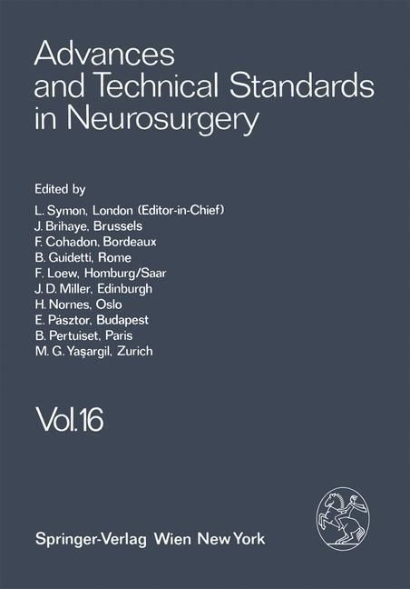 Produktbild: Advances and Technical Standards in Neurosurgery