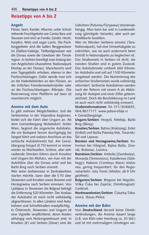 Produktbild: TRESCHER Reiseführer Serbien