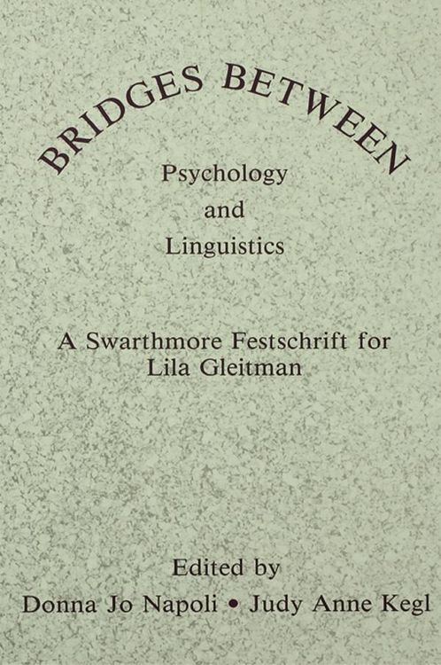 Produktbild: Bridges Between Psychology and Linguistics
