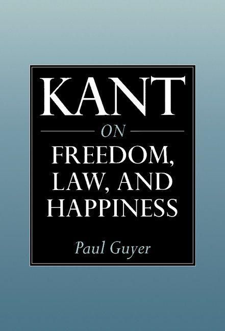Produktbild: Kant on Freedom, Law, and Happiness