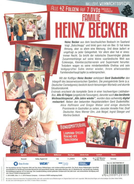 Produktbild: Familie Heinz Becker - Die komplette Serie (digital restauriert, 7 DVDs)