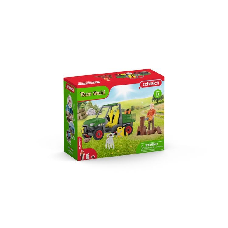 Produktbild: schleich&reg; Farm World Waldbauer mit Fahrzeug