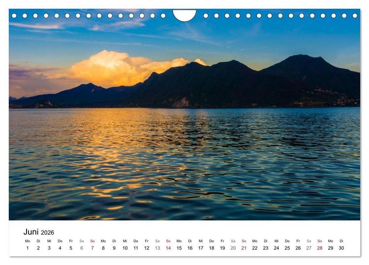 Produktbild: Lago Maggiore - Unterwegs am Westufer (Wandkalender 2026 DIN A4 quer), CALVENDO Monatskalender