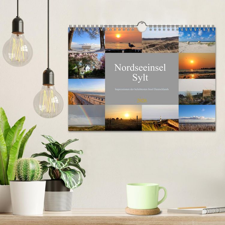 Produktbild: Nodseeinsel Sylt - Impressionen der beliebtesten Insel Deutschlands (Wandkalender 2026 DIN A4 quer), CALVENDO Monatskalender