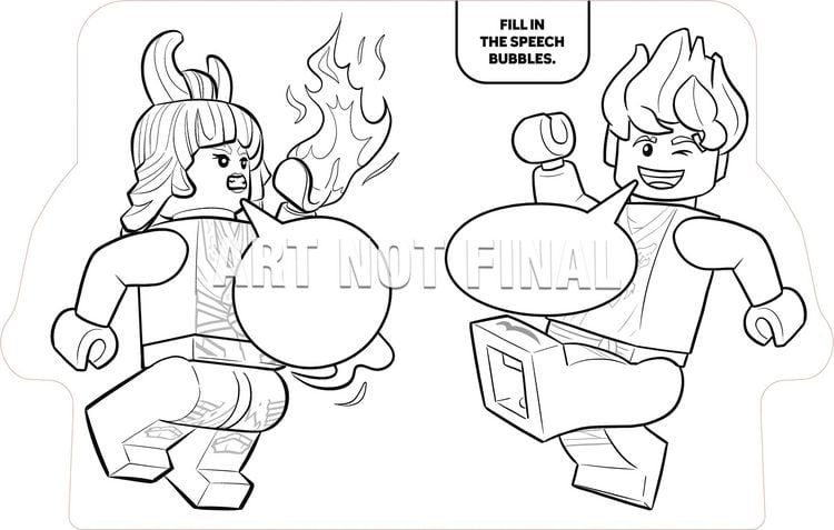 Produktbild: LEGO&reg; NINJAGO&reg; - Mein gro&szlig;es Minifigur-Malbuch