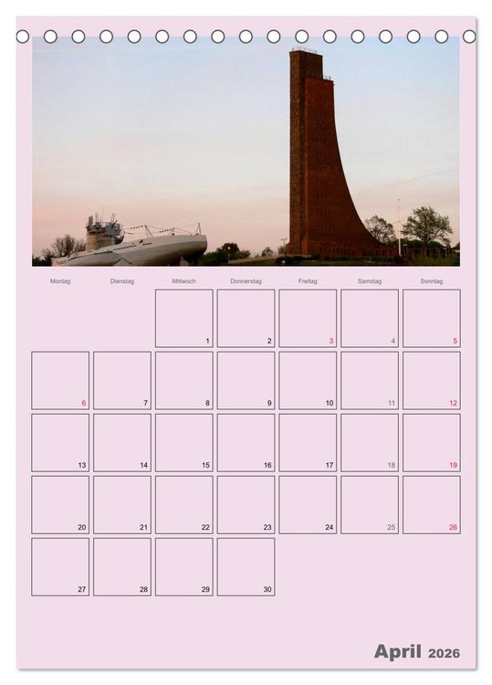Produktbild: Rund um die Kieler F&ouml;rde / Planer (Tischkalender 2026 DIN A5 hoch), CALVENDO Monatskalender