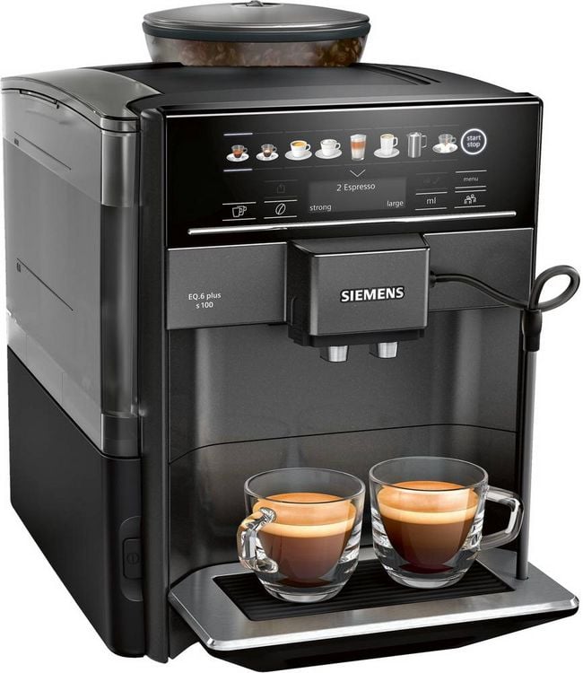 Produktbild: Siemens EQ.6 plus s100 TE651319RW - Automatische Kaffeemaschine mit Milchaufsch&auml;umer