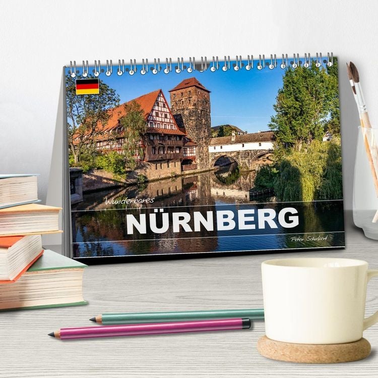 Produktbild: Wunderbares N&uuml;rnberg (Tischkalender 2027 DIN A5 quer), CALVENDO Monatskalender