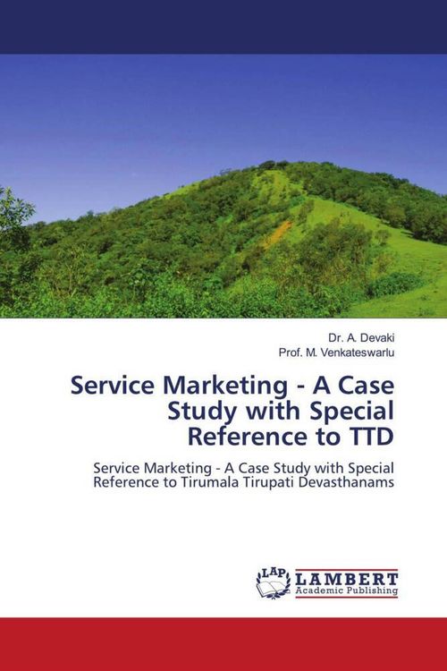 Produktbild: Service Marketing - A Case Study with Special Reference to TTD