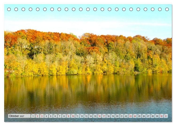 Produktbild: Lech und Wertach - Flusslandschaften im Alpenvorland (Tischkalender 2027 DIN A5 quer), CALVENDO Monatskalender