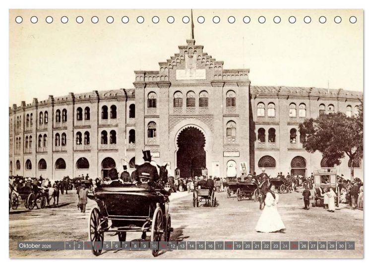 Produktbild: Erinnerungen an das alte Madrid (Tischkalender 2026 DIN A5 quer), CALVENDO Monatskalender
