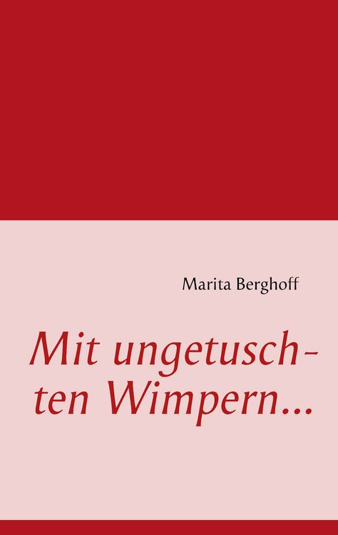 Produktbild: Mit ungetuschten Wimpern...