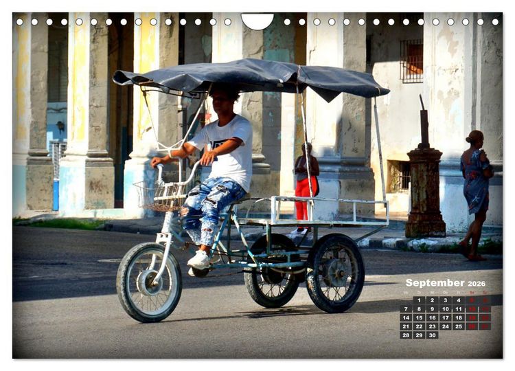 Produktbild: Lastenr&auml;der in Havanna (Wandkalender 2026 DIN A4 quer), CALVENDO Monatskalender