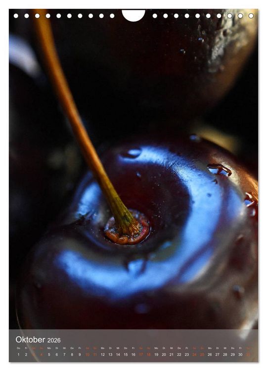 Produktbild: Blaubeeren, Himbeeren & Co - Makrofotografie in der K&uuml;che (Wandkalender 2026 DIN A4 hoch), CALVENDO Monatskalender