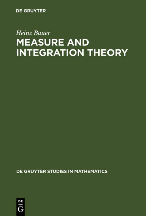 Produktbild: Measure and Integration Theory