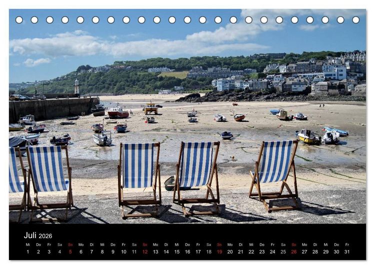 Produktbild: S&uuml;dwestengland (Tischkalender 2026 DIN A5 quer), CALVENDO Monatskalender