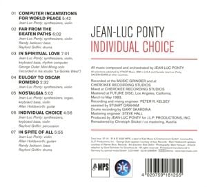 Produktbild: Individual Choice (CD Digipak)