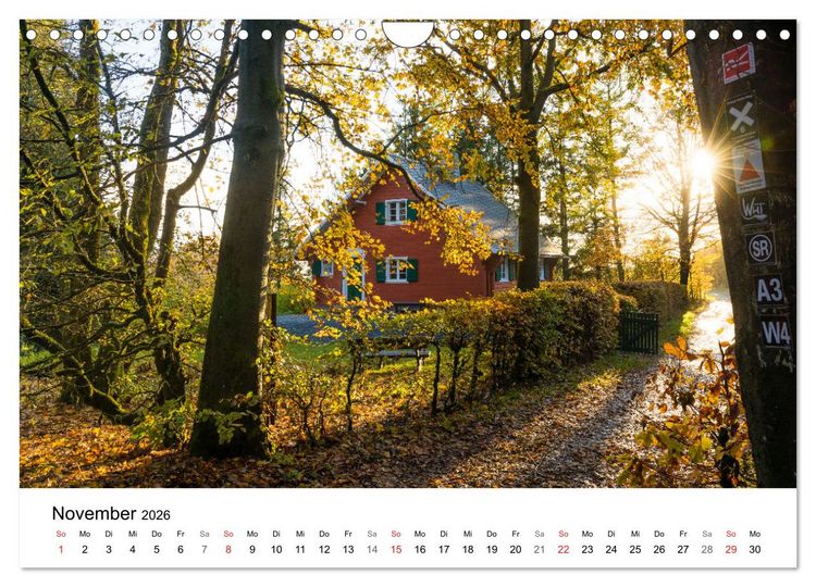 Produktbild: SAUERLAND &ndash; Besondere Orte (Wandkalender 2026 DIN A4 quer), CALVENDO Monatskalender