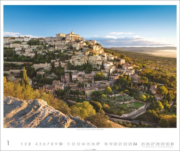 Produktbild: Provence Kalender 2027 - Bl&uuml;hende Lavendelfelder und malerische D&ouml;rfer