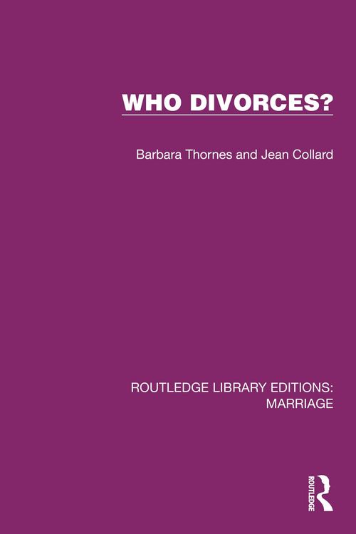 Produktbild: Who Divorces?