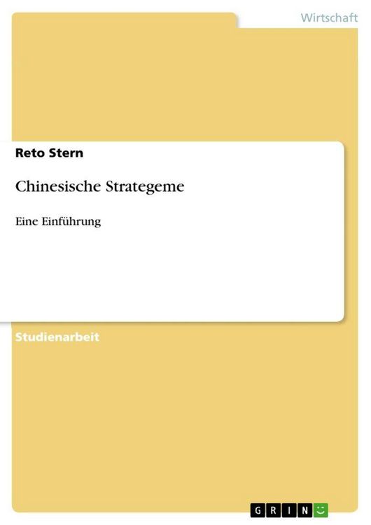 Produktbild: Chinesische Strategeme