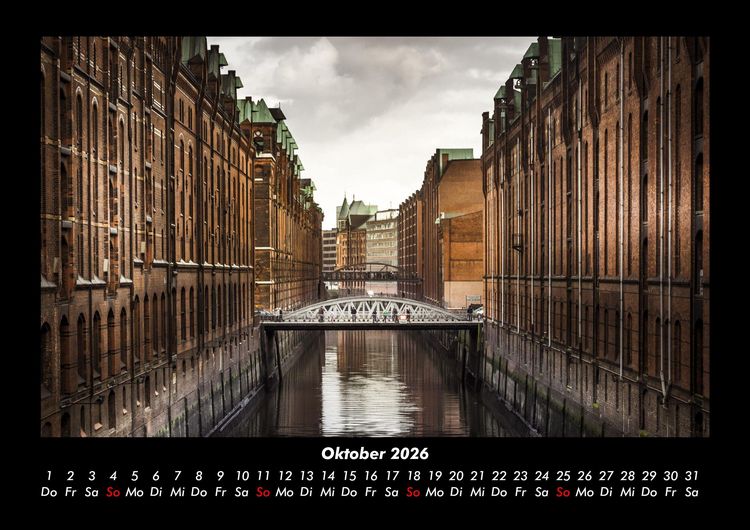 Produktbild: Hamburg 2026 Fotokalender DIN A3