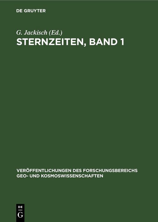 Produktbild: Sternzeiten, Band 1