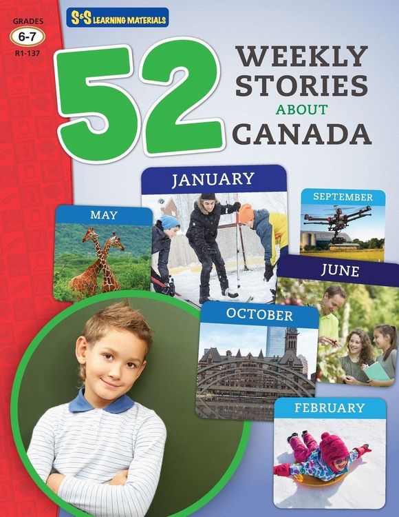 Produktbild: 52 Weekly Nonfiction Stories About Canada Grades 6-7