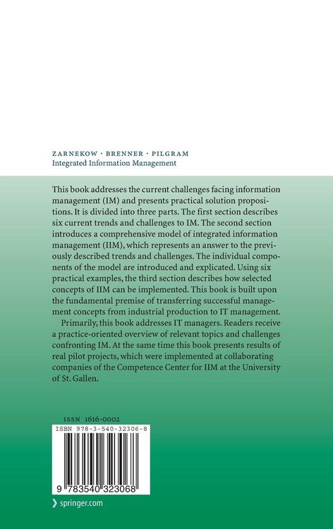 Produktbild: Integrated Information Management