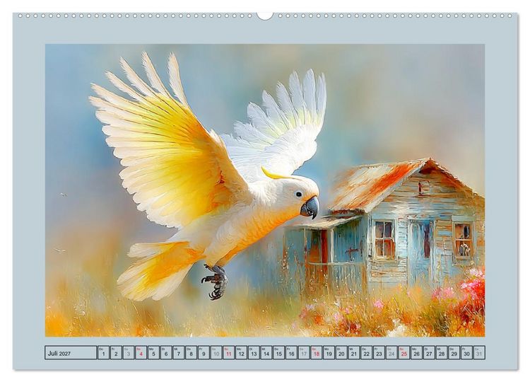 Produktbild: Kakadus. Papageien an Australiens K&uuml;ste (Wandkalender 2027 DIN A2 quer), CALVENDO Monatskalender