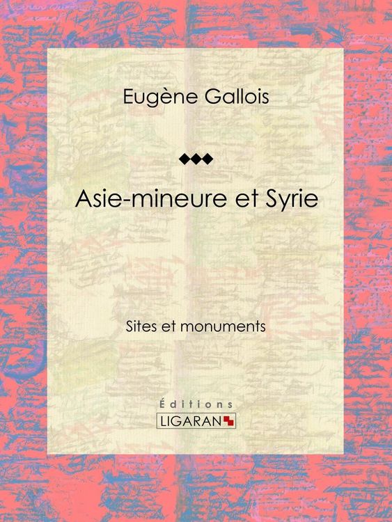 Produktbild: Asie-Mineure et Syrie