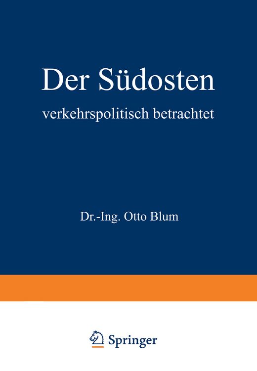 Produktbild: Der S&uuml;dosten verkehrspolitisch betrachtet