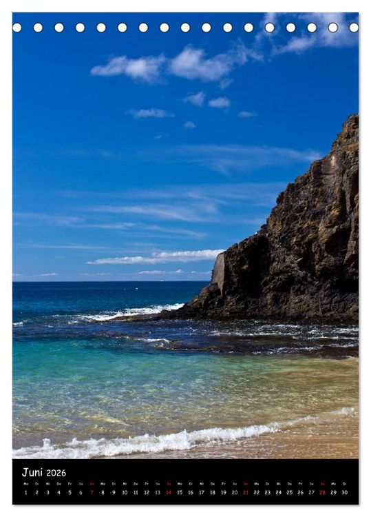 Produktbild: Lanzarote (Tischkalender 2026 DIN A5 hoch), CALVENDO Monatskalender