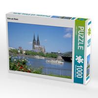 Produktbild: CALVENDO Puzzle K&ouml;ln am Rhein | 1000 Teile Lege-Gr&ouml;&szlig;e 64x48cm Foto-Puzzle f&uuml;r gl&uuml;ckliche Stunden