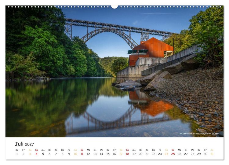 Produktbild: Heimat Entdecken: Bergisches Land (hochwertiger Premium Wandkalender 2027 DIN A2 quer), Kunstdruck in Hochglanz