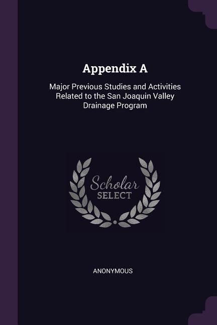 Produktbild: Appendix A