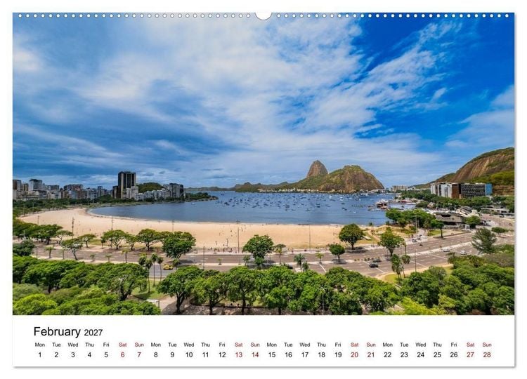 Produktbild: RIO DE JANEIRO Contrasts. Colors. Light. (Wall Calendar 2027 DIN A2 landscape), CALVENDO 12 Month Wall Calendar