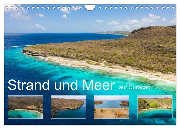 Produktbild: Strand und Meer auf Cura&ccedil;ao (Wandkalender 2026 DIN A4 quer), CALVENDO Monatskalender