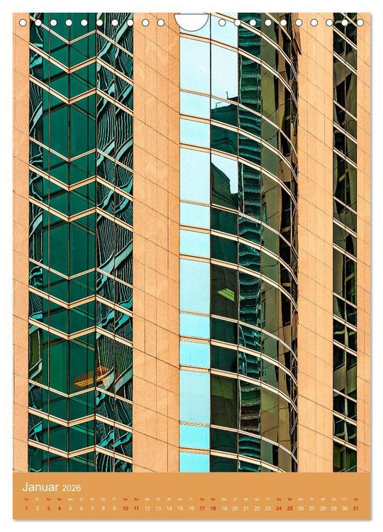 Produktbild: Architektur im Spiegelbild (Wandkalender 2026 DIN A4 hoch), CALVENDO Monatskalender