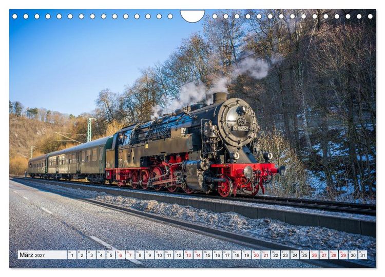 Produktbild: Dampflokomotiven im Harz - Eine Reise in die goldene &Auml;ra der Eisenbahn (Wandkalender 2027 DIN A4 quer), CALVENDO Monatskalender