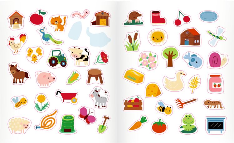 Produktbild: Mein 1. Sticker-Malbuch: Bauernhof - Mini-Künstler