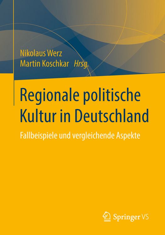 Produktbild: Regionale politische Kultur in Deutschland