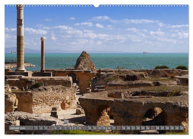 Produktbild: Tunesien - mediterrane Br&uuml;cke zum Orient (hochwertiger Premium Wandkalender 2026 DIN A2 quer), Kunstdruck in Hochglanz